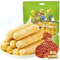 بسكويت الارز المقرمش بنكهة اللحم المشوي 90 جم- 10...