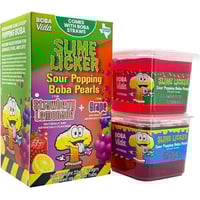 سلايم ليكر بوبا حامضة بنكهة ليموناد الفراولة + الع...