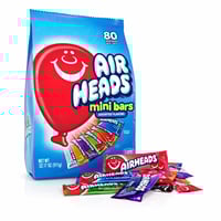 حلوى اير هيدز ميني بارز – نكهات مشكلة (80 قطعة)