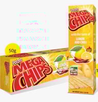 بطاطس ميقا تشيبس بطعم الليمون والفلفل الحار 50 جم