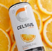 مشروب بروتين CELSIUS من سيلسيوس بالبرتقال مل355