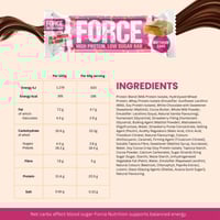 فورس نيوترشن – بار عالي البروتين ومنخفض السكر بطعم...