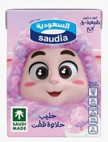 حليب السعودية بنكهة حلاوة القطن – 200 مل × 24