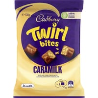 كادبوري تويرل بايتس كاراميلك 130 جم Cadbury Twirl...