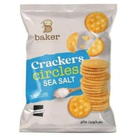بيكر كراكرز بريتزل دوائر ملح البحر 250 جم