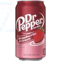 مشروب دكتور بيبر بنكهة الفراولة والكريمة – 355 مل...