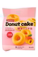 كيك دونات بطعم الخوخ الأبيض (8 قطع 228 جم) OCOCO