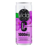 مشروب فيدا فوار فيتامين سي توت أسود 325 مل – غني ب...