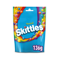سكيتلز (Skittles) بنكهة الفواكة الاستوائية 136 جم