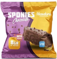 كيك بروتين شوكولاتة سبونيز - غني بالبروتين | Alasa...