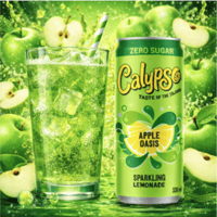 Apple, lemon, and matcha flavor