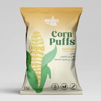 سناك ماسانوز كورن بفز بالنكهة الأصلية 35 جم- Masan...