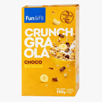 جرانولا فن اند فيت بالشوكولاتة والموز 250 جم – Cru...