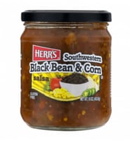 مغموس صلصلة الذرة والفاصوليا السوداء