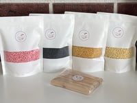 شمع حبيبات الف جرام واكس واعواد هديه