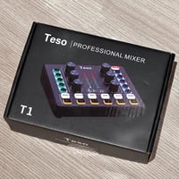 مكسر صوت T1 من شركة TESO اللون : الاسود