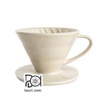 قمع v60 سيراميك 02 ابيض