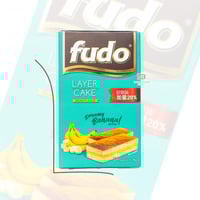 فودو كيك طبقات نكهة الموز - 108 جم