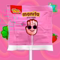 مصاصة ڤيرو المكسيكية يد الحظ - كرز وفراولة حلوى ال...