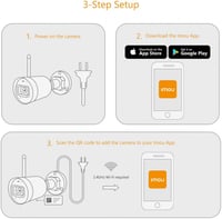 كاميرا مراقبة دهوا G42N واي فاي خارجية بدقة 4 ميجا...