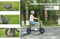 سكوتر سله خلفية دينمو 500w بقوة 48v