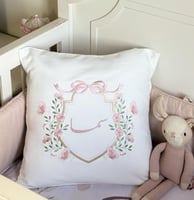 غطاء مخدة مطرز