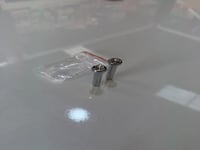 أزرار قفل الباب اللون كروم سلفر امريكي