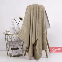 منشفة ساندي قطن 100% | موكا "كبيرة جدا"