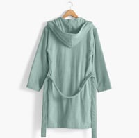 روب حمام ساندي هودي قطن 100% - فستقي