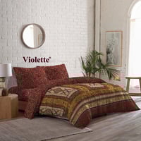 طقم لحاف فيوليت وجهين نفرين - ديليس