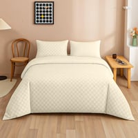 مفرش نفر ونص بحشوة متحركة روز جاكار - سكري