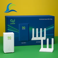 راوتر هواوي CPE 5 فايف جي لجميع الشرائح + مقوي واي...