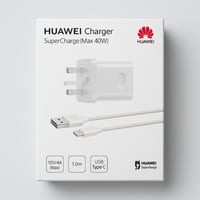 شاحن هواوي 40 واط أصلي 100% - شحن فائق السرعة USB...