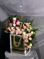 كيس بستاني 250غ مع تزيين ورديات