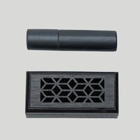 مبخرة مزخرفة اسود + أعواد