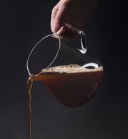 فيلو اناء تقديم زجاج داكن 500 مل