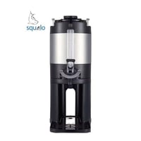 حافظة قهوة 8 لتر من SQUALO ستانلس ستيل - قاعدة متح...