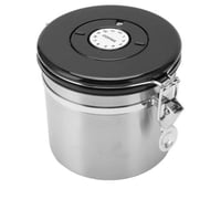 وعاء حفظ البن 1.2 لتر ستيل مزود بتاريخ