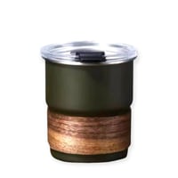 مق ستيل بغطاء حافظ للحرارة 240 مل - زيتي