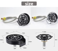 رينزر يتم تركيبه على جانب حوض المغسلة 13*14 سم - ف...