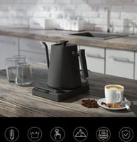 الغلاية الذكية - 1 لتر لون اسود | KTIO PRO Electri...