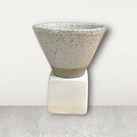 كوب حلزوني مع قاعدة 180مل