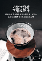 طقم الفخامة الحصري V60 زجاجي | اسود شفاف