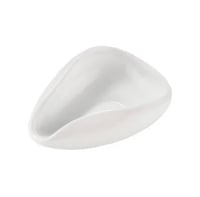 صحن وعاء جرعات حبوب البن سراميك ابيض