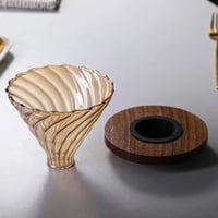 قمع V60 زجاج عسلي - مقاس 02 | V60 Coffee Dripper 0...