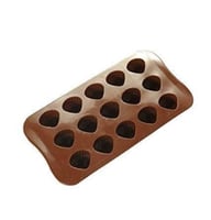 قالب شوكولاتة شكل صدف حجم صغير 15 خلية