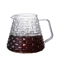 طقم تقطير شفاف V60 - زجاجي | V60 Dripper Set 02