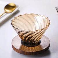 قمع V60 زجاج عسلي - مقاس 02 | V60 Coffee Dripper 0...