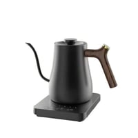 غلاية بمقبض خشبي 800 مل - لون اسود | Electric kett...