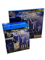 منظومة إدارة طاقة شمسية 140W مع بطارية ليثيوم 12A